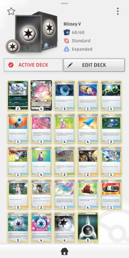 Pokemon TCG: Blissey V Deck