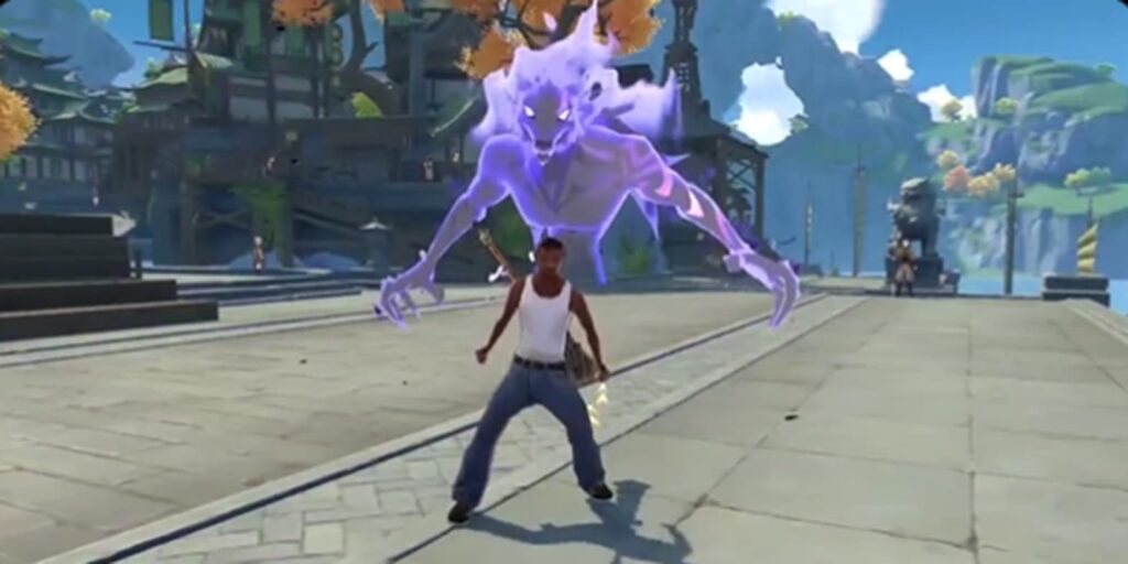 Genshin Impact CJ San Andreas