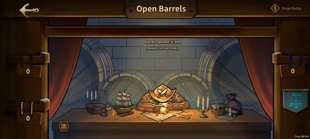 Open barrels