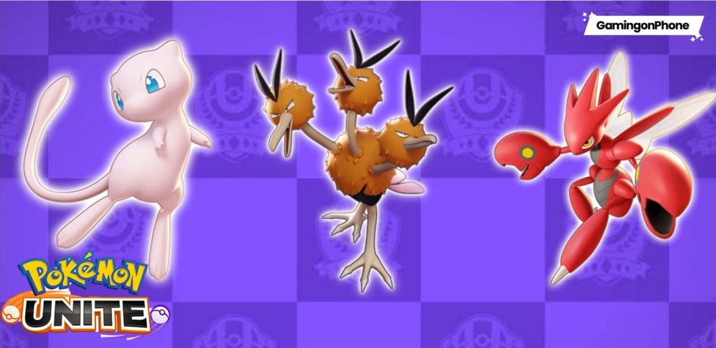 Pokémon Unite Announces Mew, Dodrio and Scizor for Anniversary Celebration