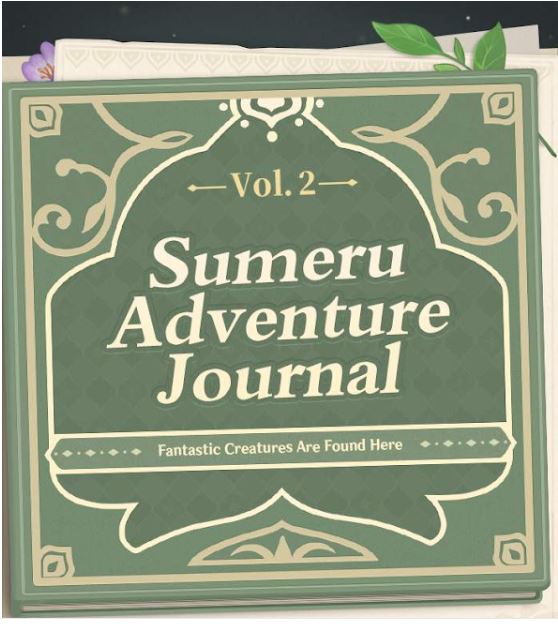 Genshin Impact Sumeru Update Journal vol 2