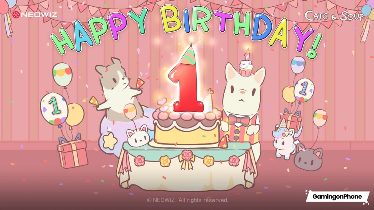 Cats & Soup celebrates its 1st anniversary with several in-game events