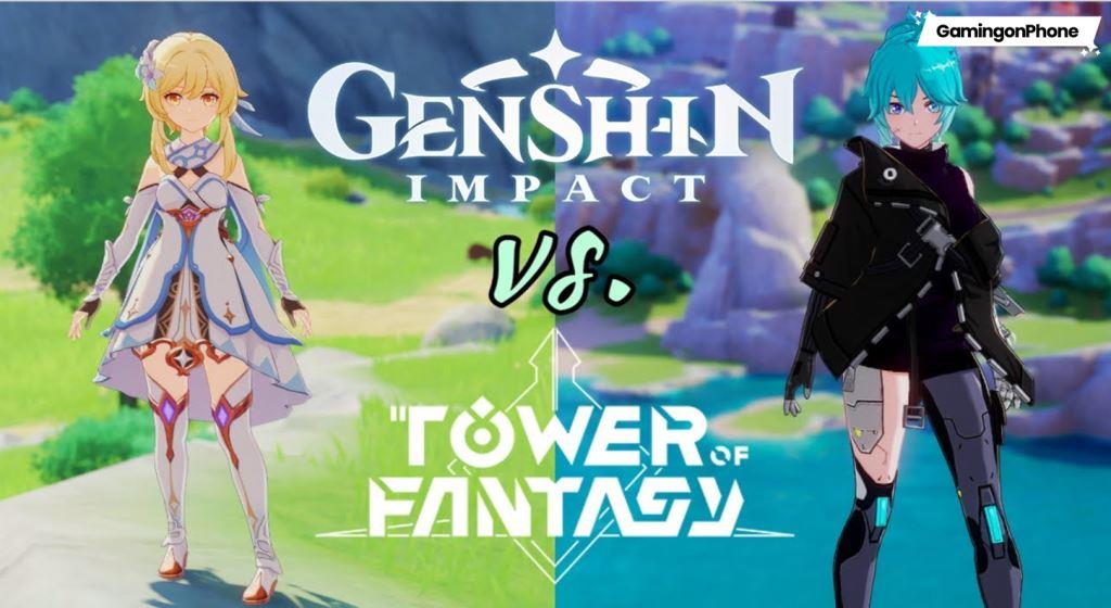 Tower of Fantasy With Genshin Impact Characters ( Character Creator ) 