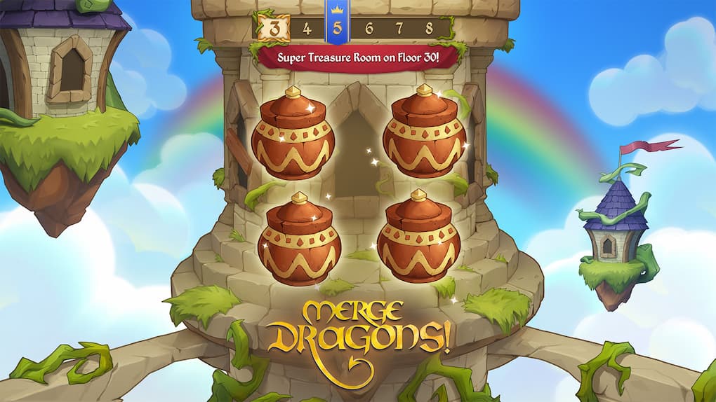 Merge Dragon treasure tower