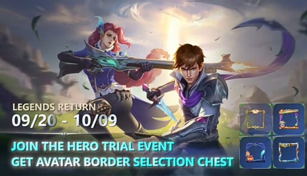 Mobile Legends September 2022 update legends return