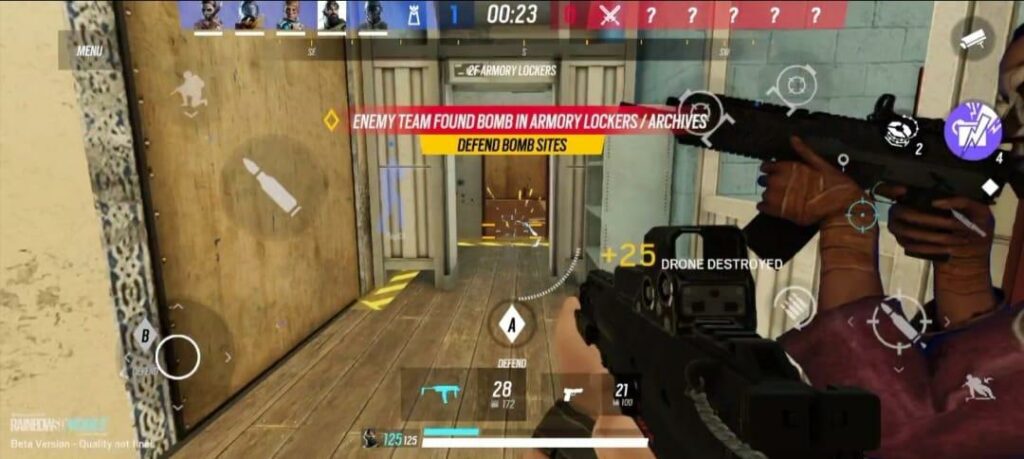 Rainbow six mobile destroy drones