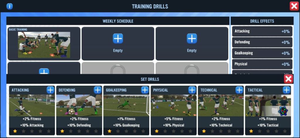 SM23 Training drills