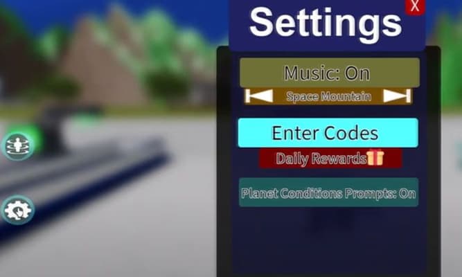 Roblox Space Tycoon free redeem codes