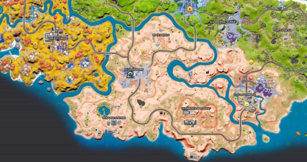 Fortnite-chrome-punk-map-locations