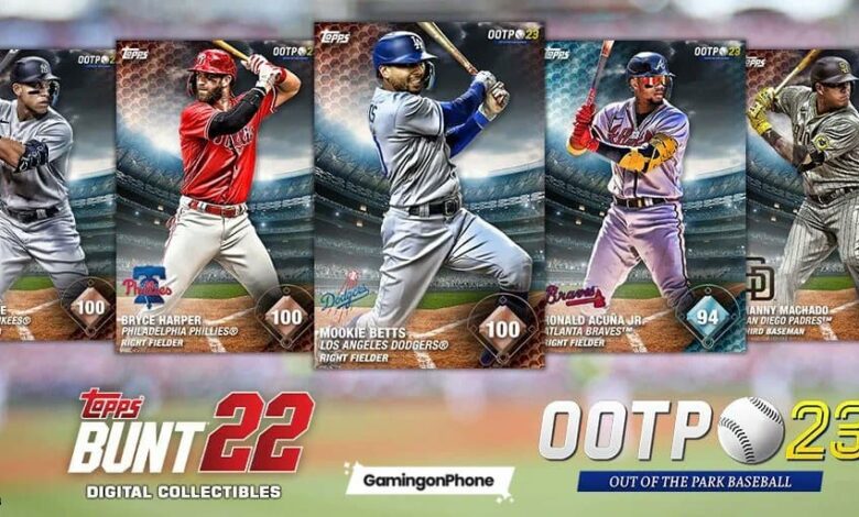 Out of the Park Baseball 23 Topps collaboration
