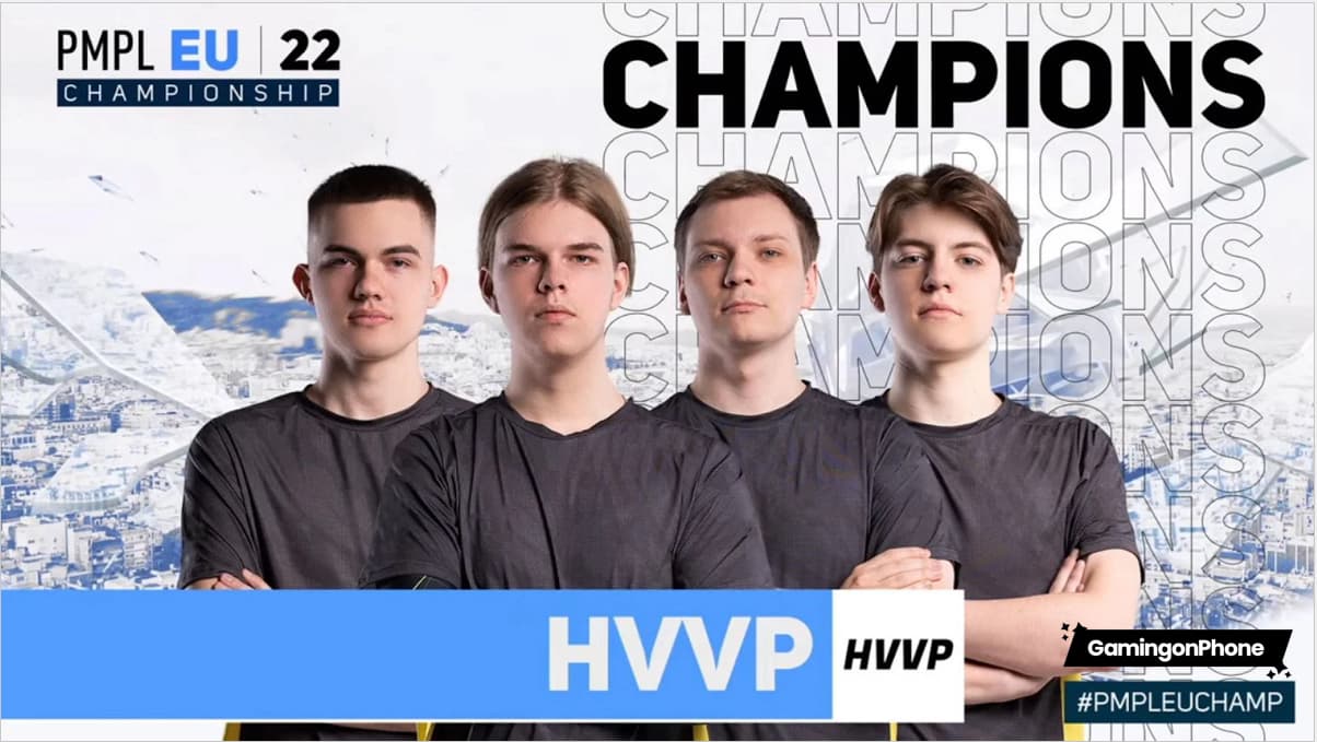 PUBG Mobile (PMPL) European Championship Fall 2022 champions