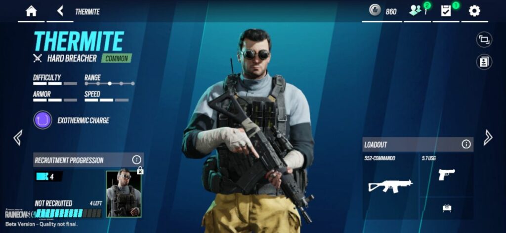 Rainbow Six Mobile attackers roles