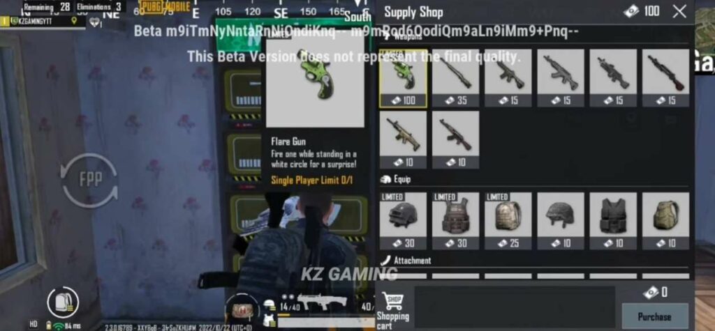 PUBG Mobile, new Flare Gun