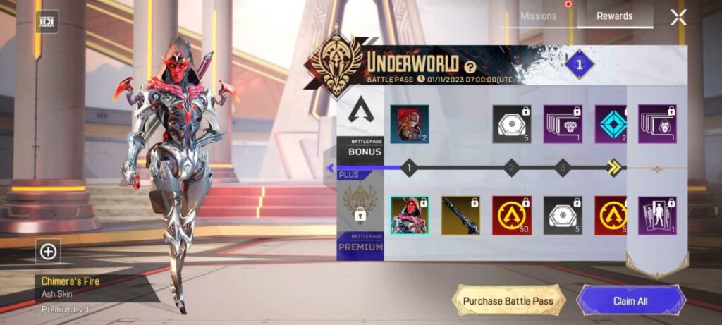 Apex Legends Mobile unlock Revenant, Apex Legends Mobile Underworld update