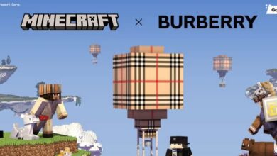 Minecraft x Burberry collaboration