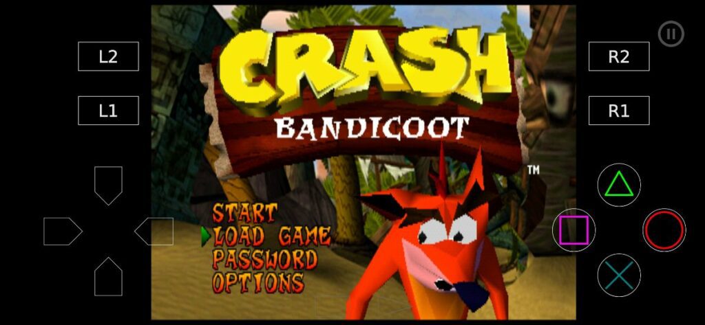 PS1 Emulator Game Crash Bandicoot PS1 games Android free