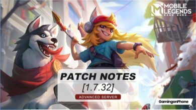Mobile Legends Patch 1.7.32 Update