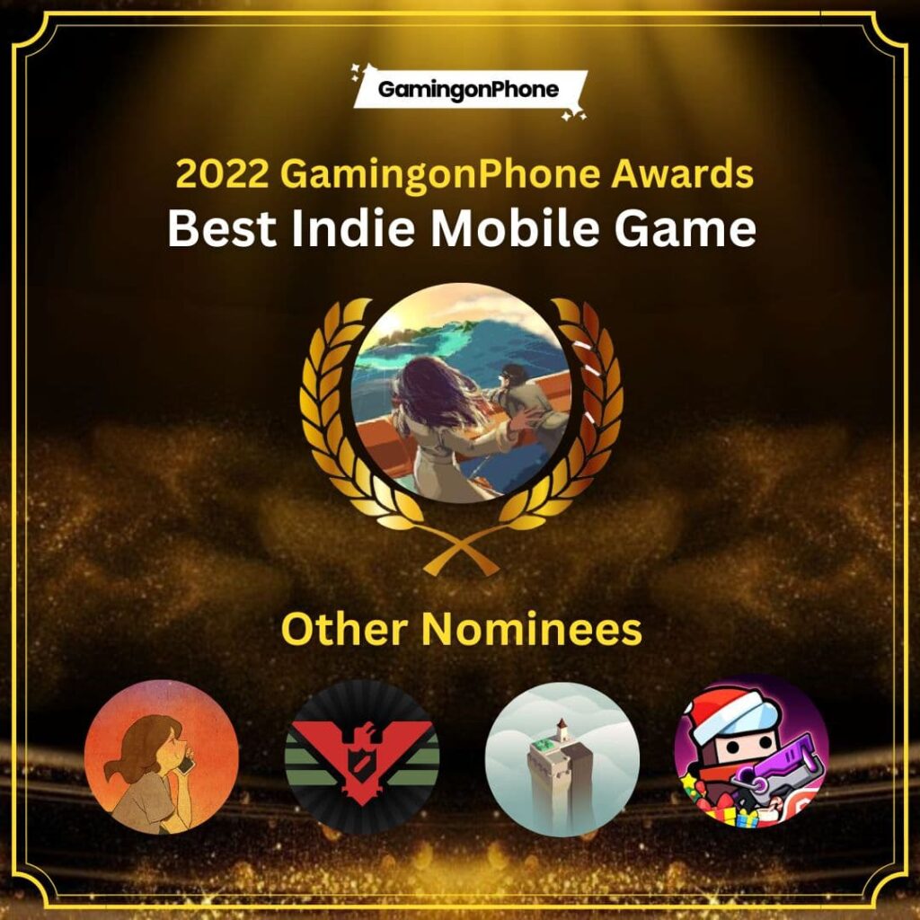 best indie mobile game, finding paradise awards