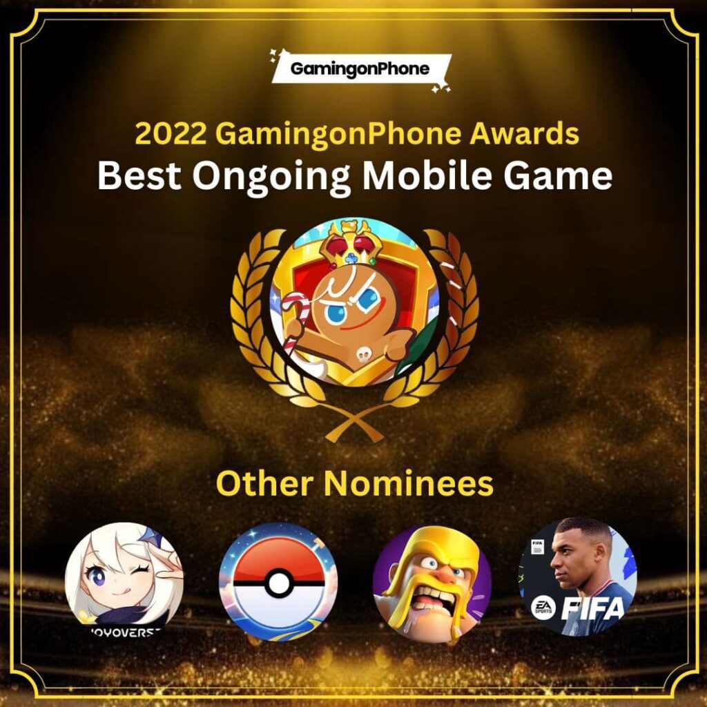 GamingonPhone Game Awards 2022, cookie run kingdom award