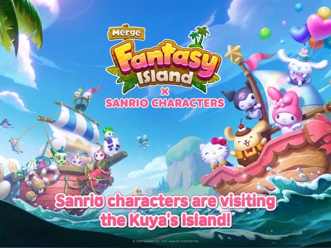 Merge Fantasy Island Sanrio collaboration