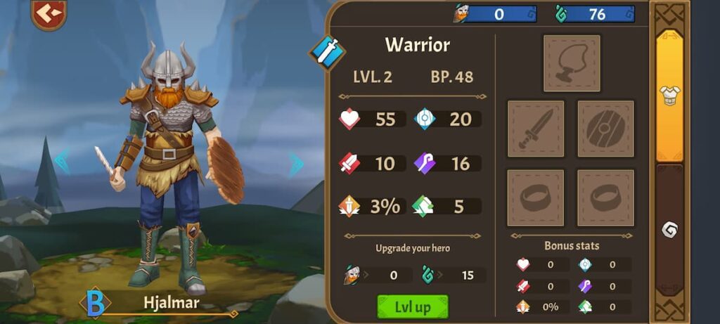 Heroes of Valhalla Beginners Guide, Heroes of Valhalla