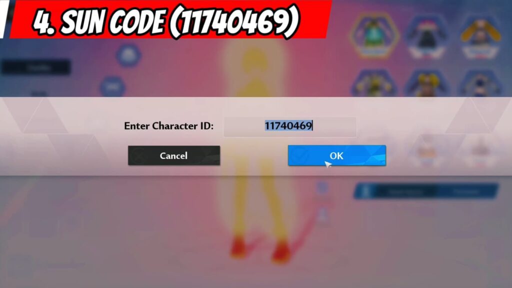 Tower of Fantasy glow character sun code