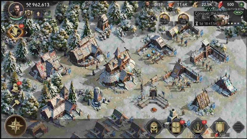 Viking Rise Game map