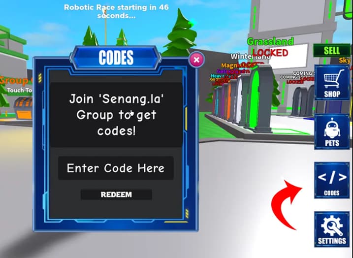 Roblox EZ Robot Simulator free redeem codes