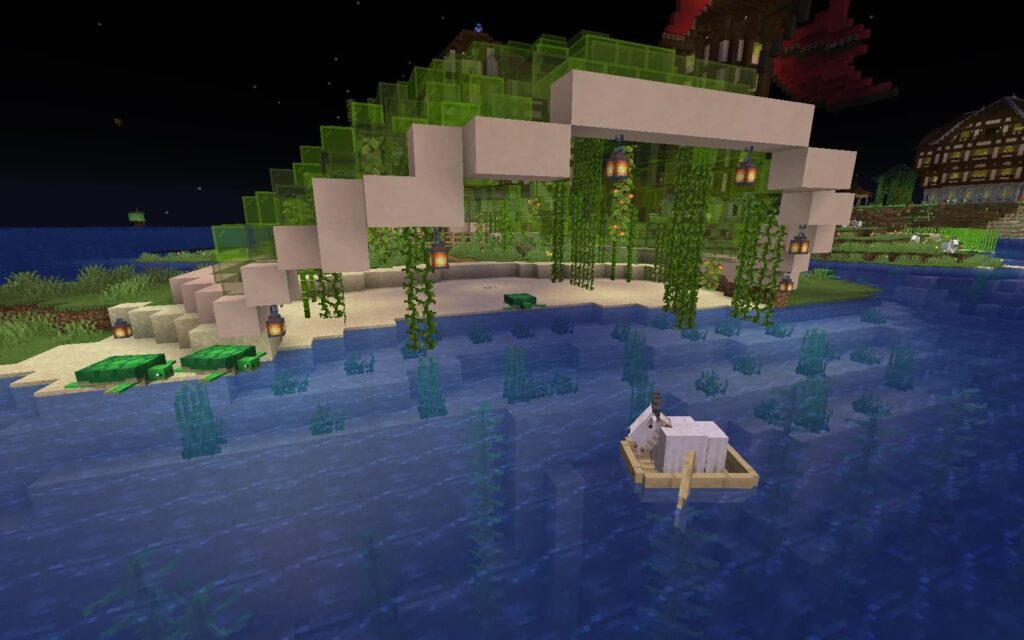 Minecraft Sanctuary for turtles