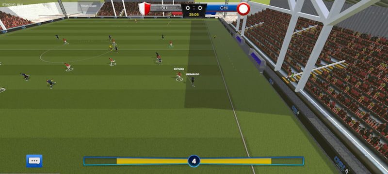 Gameplay Ultimate Soccer League: Rivals
