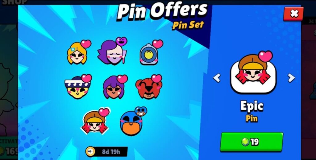 Brawl Stars Pins