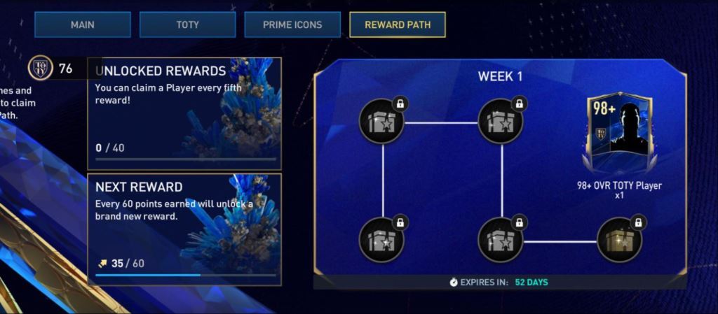 FIFA Mobile 23 TOTY Chapter Reward Path Chapter