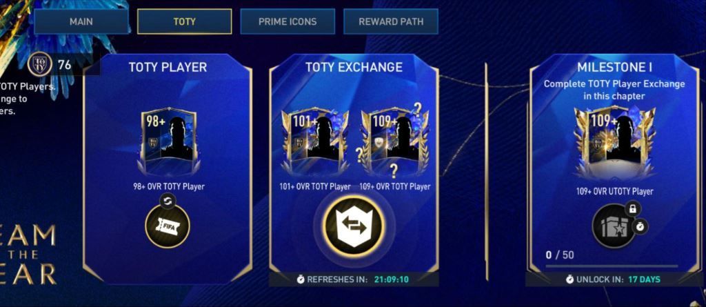 FIFA Mobile 23 TOTY Chapter