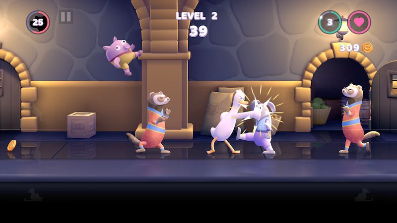 Punch Kick Duck gameplay