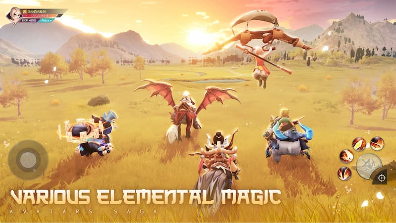 Elemental magic in Avatar Saga