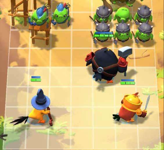 Angry Birds Kingdom Battle Mechanism