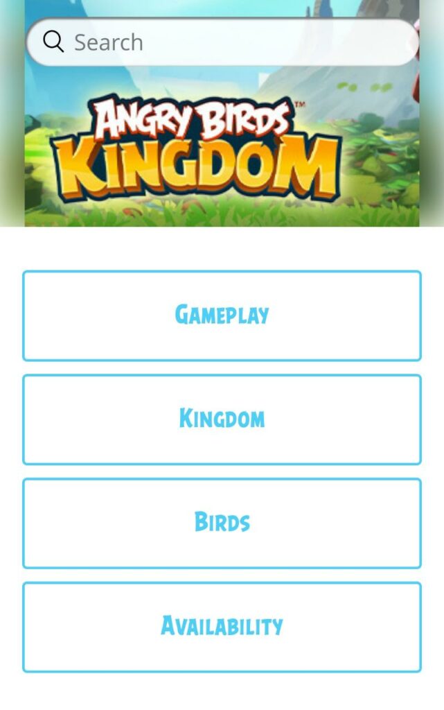 Angry Birds Kingdom Official Help Website