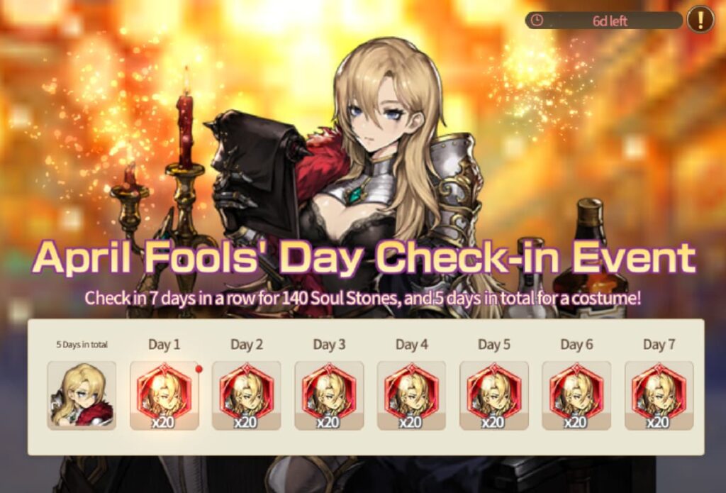 BraveNine Story April Fool's Day check in event