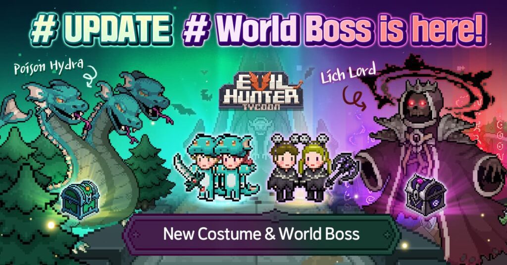 Evil Hunter Tycoon World Boss