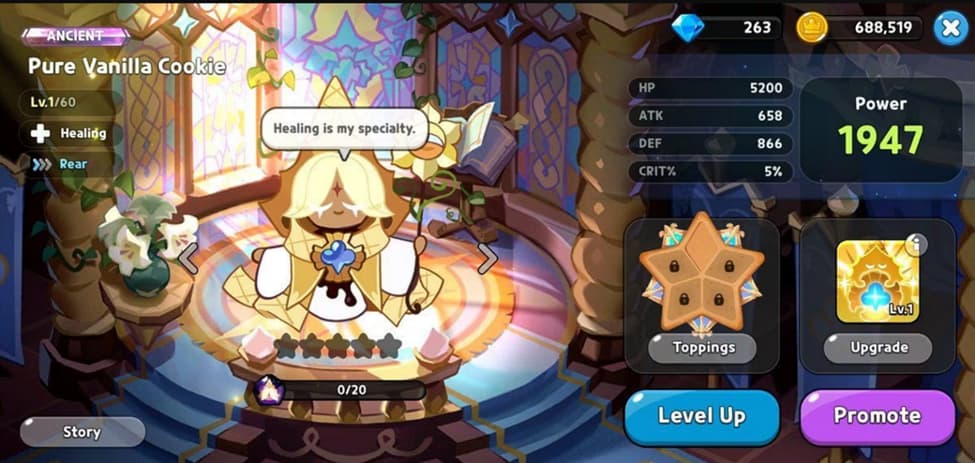 Cookie Run: Kingdom Pure Vanilla Cookie