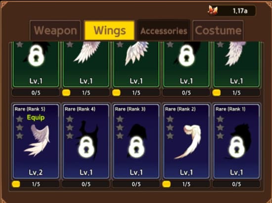 Valkyrie Story Idle RPG Equipments