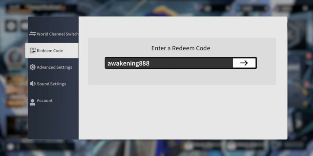 Yggdrasil 2 Awakening Redeem Code Section