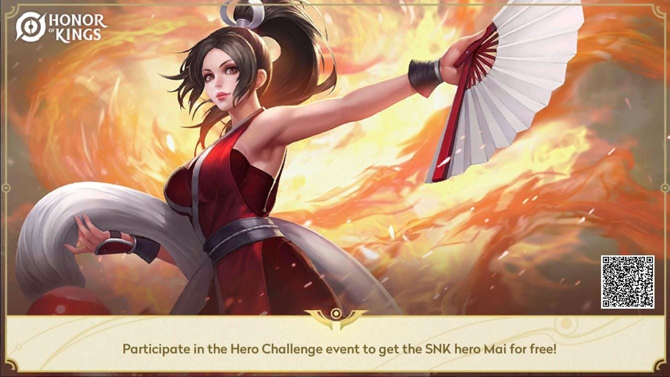 Heroínas da SNK chegam a Honor of Kings