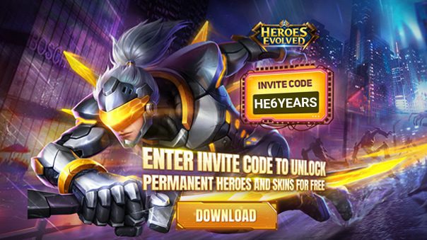 Heroes Evolved celebrates its 6th anniversary featuring Brand-new hero, Dual forms skins and more - GamingOnPhone (Picture 1)