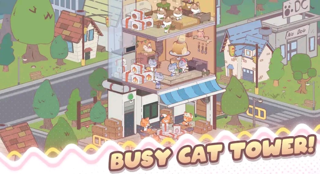 My Cat Tower Idle Tycoon cat tower