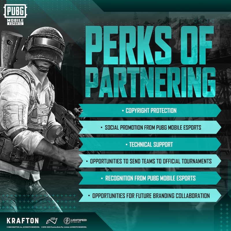 PUBG Mobile tournament licensing portal