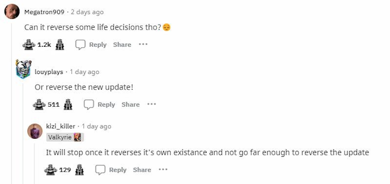 Reddit reaction Clock Tower card