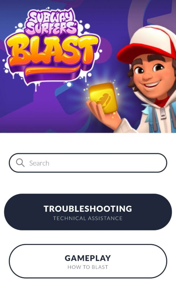 Subway Surfers Blast Offical Support Page