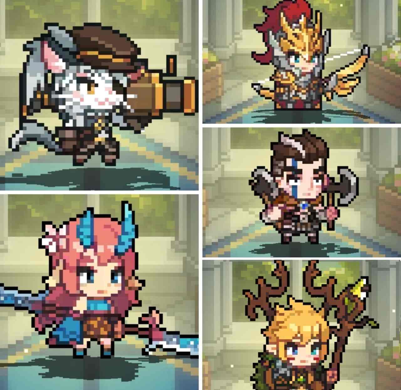 Unknown Knights Pixel RPG early team