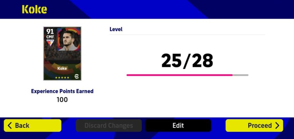 Player Level in eFootball